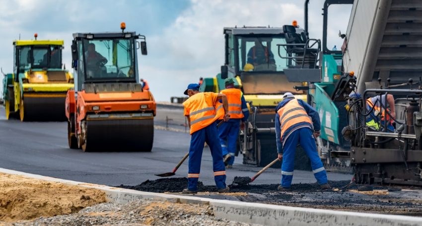 The Limassol-Pafos highway is undergoing road works